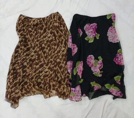 CR7703 Y2K Poly Skirts