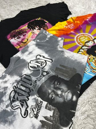 Music printed t-shirts