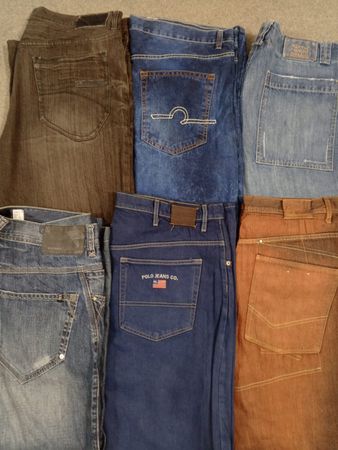 HD1454 Men Baggy Hiphop Jeans