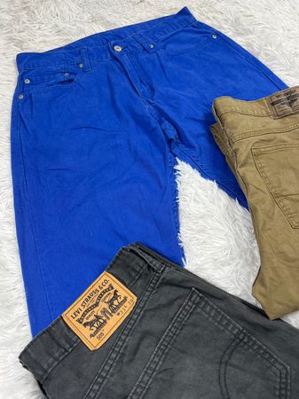 Mix branded cotton pants