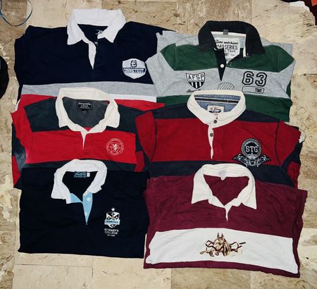 Unbranded rugby shirts bundle 105