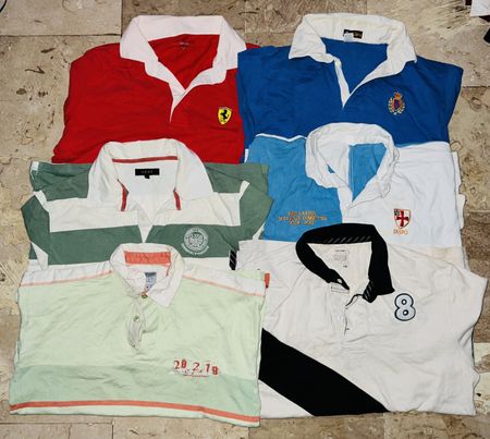Unbranded rugby shirts bundle 107