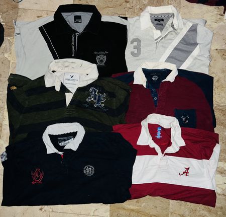 Unbranded rugby shirts bundle 108