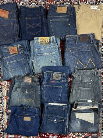 Men’s mix Y2K Jeans 13 Pieces