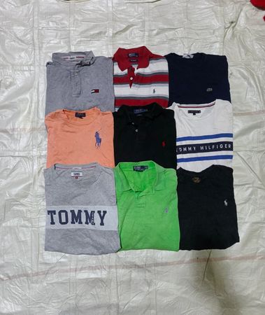 Polo, Lacoste and Tommy t shirts