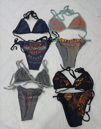 CR7706 Upcycled Harley Bikini Sets