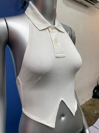 Upcycled Ralph Lauren Polo Halter Tops