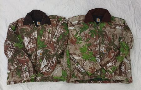CR7711 Upcycled Carhartt Camo Jackets