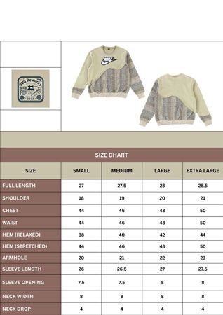 Upcycled Nike Patchwork Sweatshirt