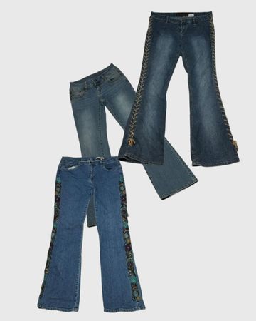 Y2K Style Bootcut Jeans  WR1320