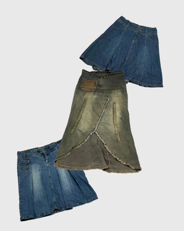 Jupe longue en denim inspirée Y2K – Élégante et confortable WR1321