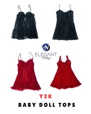 Y2K Baby Doll Tops - EV1654