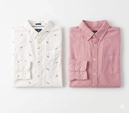 (FV-1128) American Eagle Button Up shirt