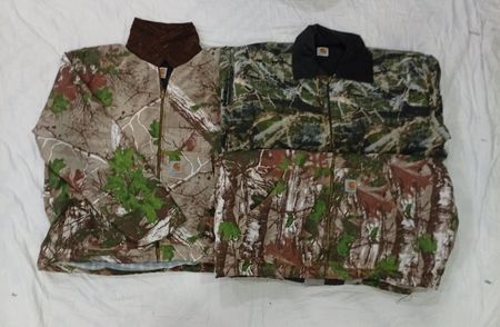CR7718 Upcycled Carhartt Camo Jackets