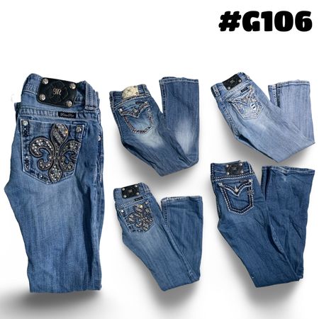 Y2K Branded Jeans (brands) Miss Me, True Religion and Rock Revival . #G105