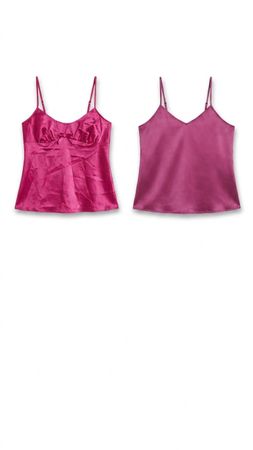 (FV-1208) Y2K Soie Cami