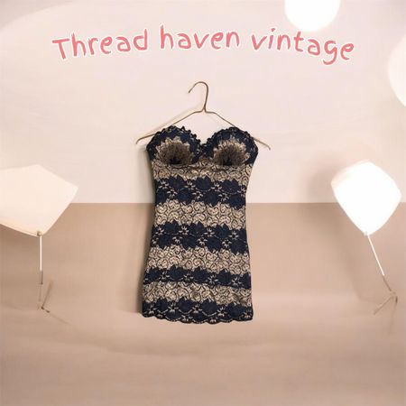 TH#076 Y2K Glam Mesh Beaded Dress – Sheer & Sparkly