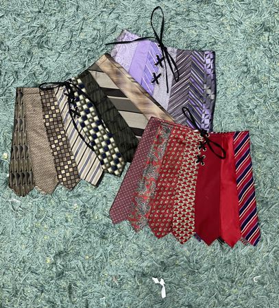 Upcycle Tie Skirts (DV -04)