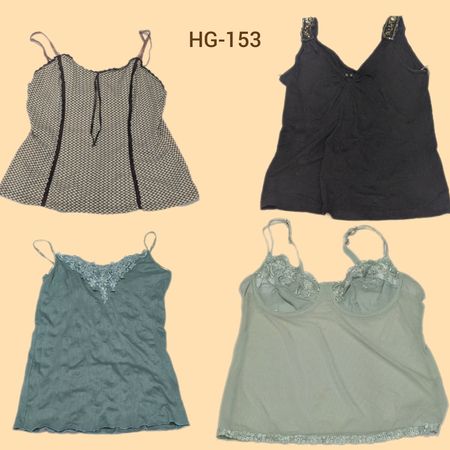 Y2K Earthy Tone Cami Tops (HG-153)