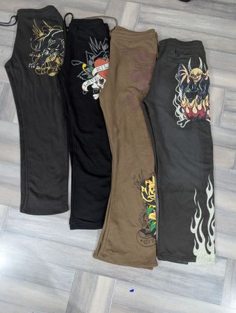Ed Hardy Trousers, Mixed Collection, (Ed-034), 10 pcs