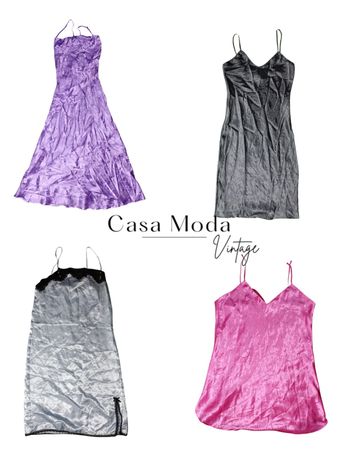 210426-5 Silk Slip Dresses 12 pcs