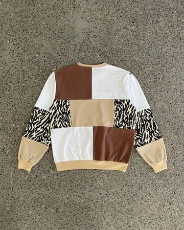 Upcycled Patchwork Champion Nike Adidas Sweashirt