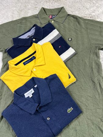 T-shirt col mixte de marque