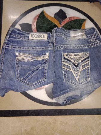 Y2k embellished shorts