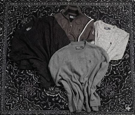 PREMIUM BRAND RALPH LAUREN SWEATERS MIX