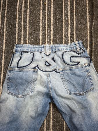 Armani and d&g big print jeans