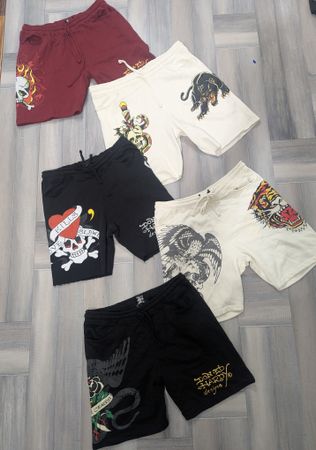 Ed Hardy Men's Printed Shorts, Mixed Collection, (Ed-042), 8 pcs