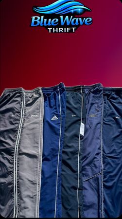 Branded track pants