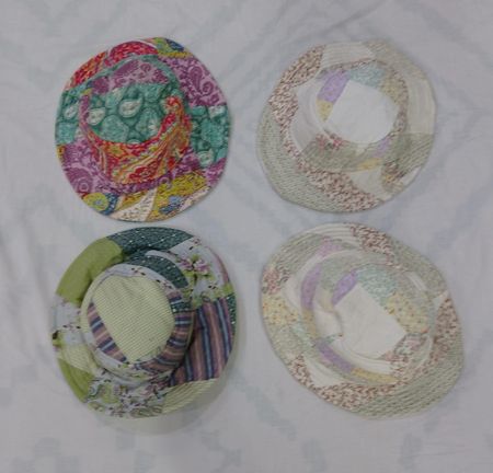 CR7736 Upcycled Quilt Hats