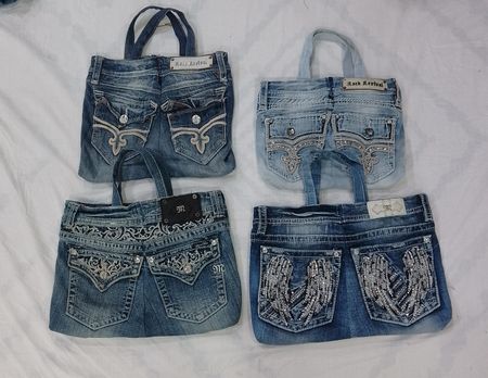 CR7739 Upcycled Mixed Branded Bags