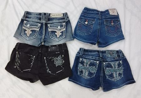 CR7744 Upcycled Mixed Branded Shorts Bundle