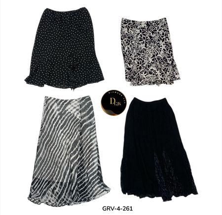 (    Premium Poly Skirts – Sleek Finish & Y2K Inspired Style (GRV-4-261)