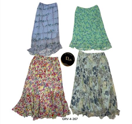 Elegant Poly Skirts – Soft Texture & Fashion-Forward Design (GRV-4-267)