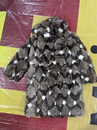 Real fur coat