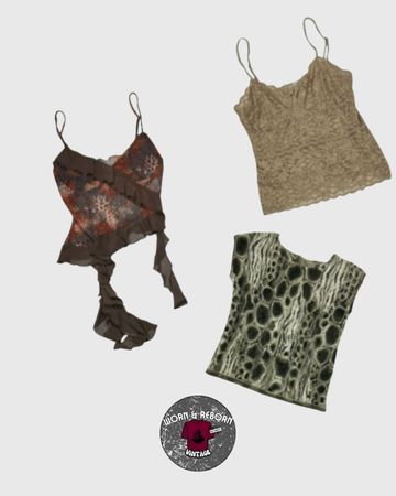 Y2K Mix Cami Tops and Tees  WR1324