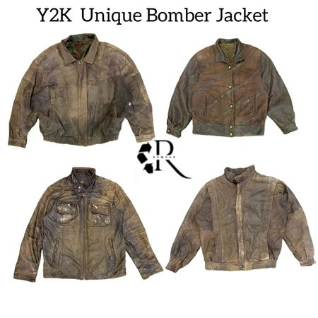 Y2K Unique Bomber Jackets RW-1812
