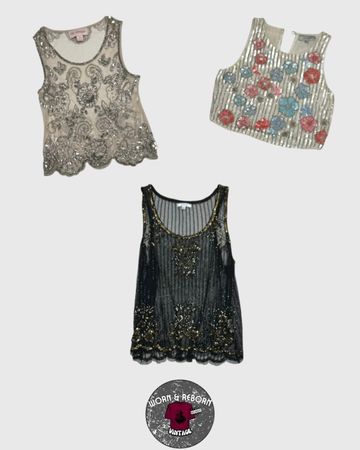 Y2K Ladies Beaded Dresses 08 Pcs  WR1325