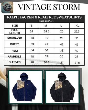 Upcycled Ralph Lauren X Realtree Sweatshirts