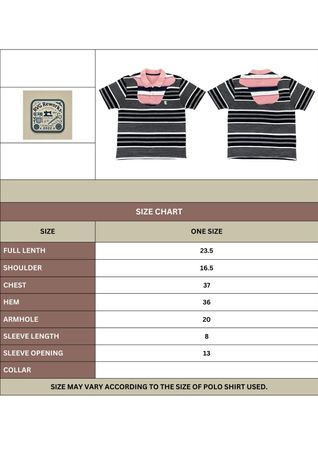 Upcycled Panelled Polo Shirt