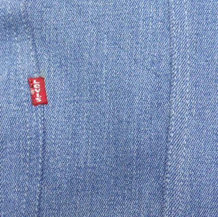 CR1531 Upcycled Denim Corset Top