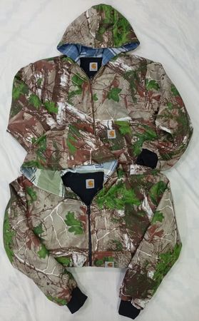CR7745 Upcycled Carhartt Camo Hoodies