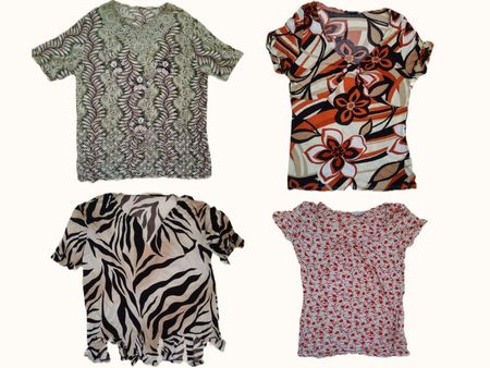 Y2K Fairycore & Retro Pattern Top Bundle
( ST 005 )