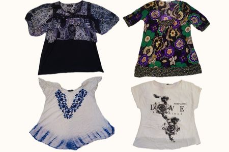 Y2K Whimsigoth & Boho Graphic Top Bundle
( ST 007 )