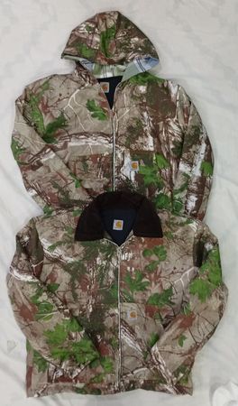 CR7748 Upcycled Carhartt Camo Jackets & Hoodies