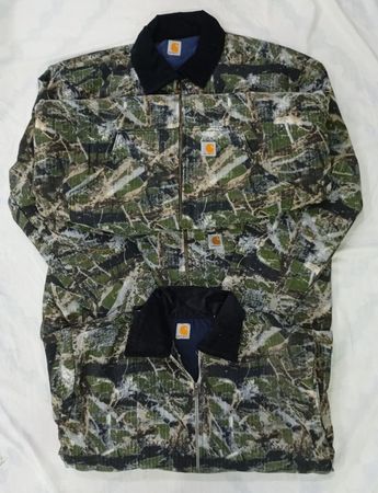 CR7751 Upcycled Carhartt Camo Jackets