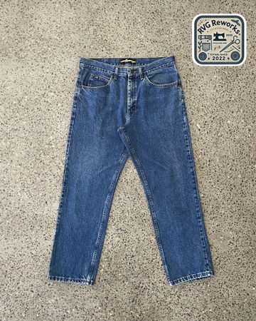 Upcycled Evisu Inspired Jeans